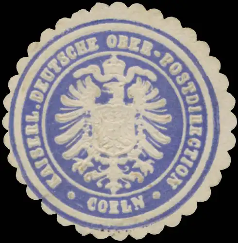 K. Deutsche Ober-Postdirection CÃ¶ln