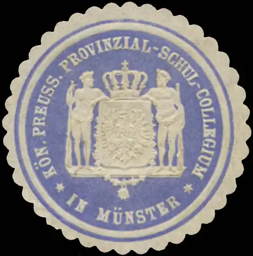 K.Pr. Provinzial-Schul-Collegium in Münster