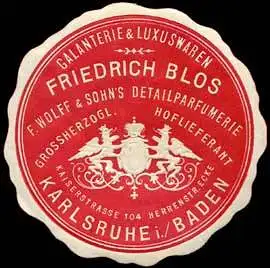 Galanterie & Luxuswaren DetailparfÃ¼merie Friedrich Blos
