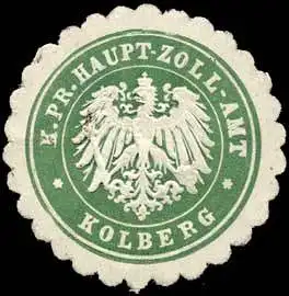 K. Pr. Haupt-Zoll-Amt Kolberg/Pommern