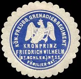 K. Pr. Grenadier-Regiment Kronprinz Friedrich Wilhelm (2. Schlesisches) No. 11, FÃ¼silier-Bataillon