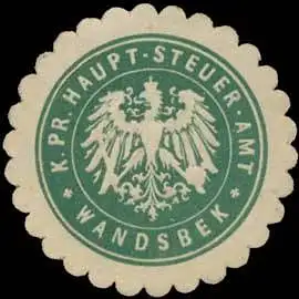 K.Pr. Haupt-Steuer-Amt Wandsbek