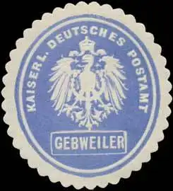 Kaiserl. Deutsches Postamt Gebweiler