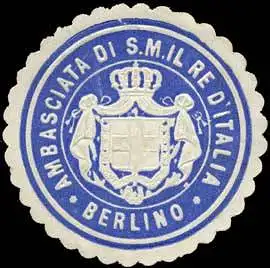 Konsulat von Italien - Ambasciata di S.M.il re d'Italia Berlino