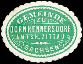 Gemeinde zu Dornhennersdorf - Sachsen - Amtshauptmannschaft Zittau