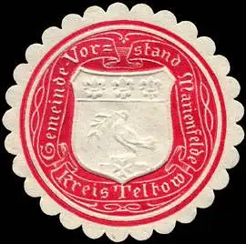 Gemeinde Vorstand Marienfelde - Kreis Teltow
