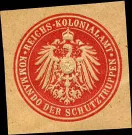 Reichs - Kolonialamt - Kommando der Schutztruppen