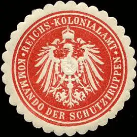 Reichs-Kolonialamt - Kommando der Schutztruppen