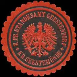 K.Pr. Standesamt Geestendorf