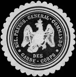 KÃ¶niglich Preussische General - Commando des Garde - Corps
