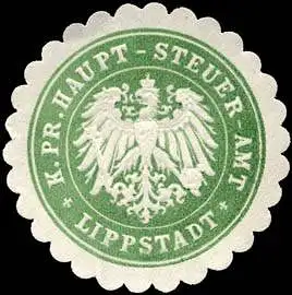 Königlich Preussisches Haupt - Steuer - Amt - Lippstadt