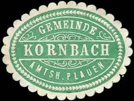 Gemeinde Kornbach - Amtshauptmannschaft Plauen