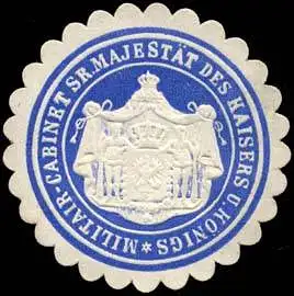 Militair - Cabinet Seiner MajestÃ¤t des Kaisers und KÃ¶nigs