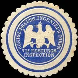 KÃ¶niglich Preussisches Ingenieur Corps - 7te Festungs Inspection