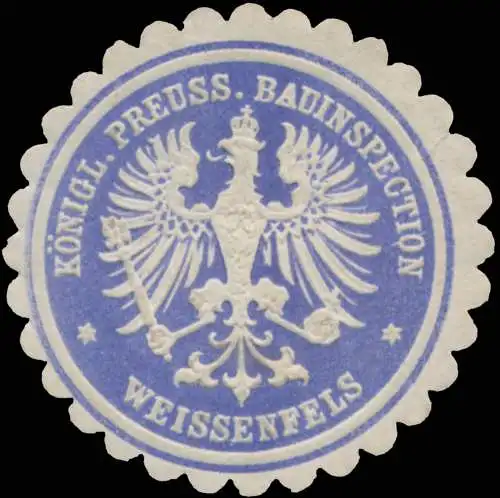 K.Pr. Bauinspection Weissenfels