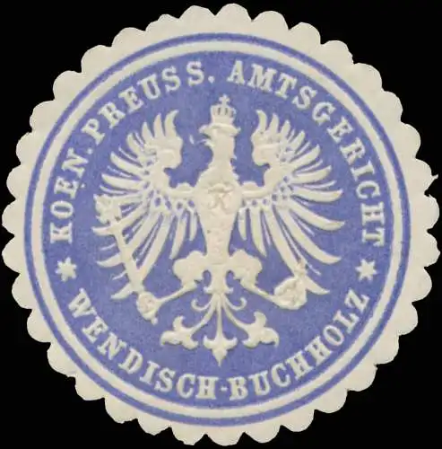 K.Pr. Amtsgericht Wendisch-Buchholz