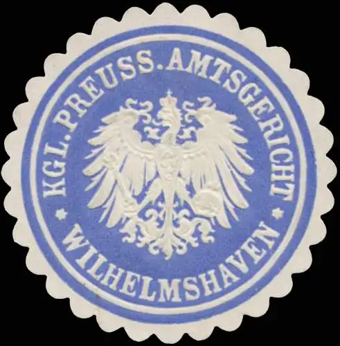 K.Pr. Amtsgericht Wilhelmshaven
