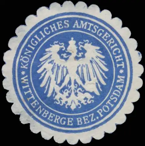 K. Amtsgericht Wittenberge Bezirk Potsdam
