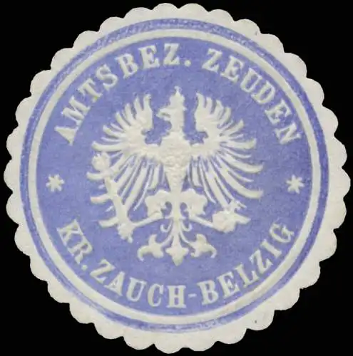 Amtsbezirk Zeuden Kreis Zauch-Belzig