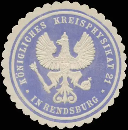 K. Kreisphysikat 21 in Rendsburg
