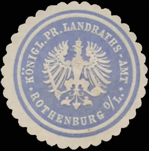 K.Pr. Landrathsamt Rothenburg (Oberlausitz)