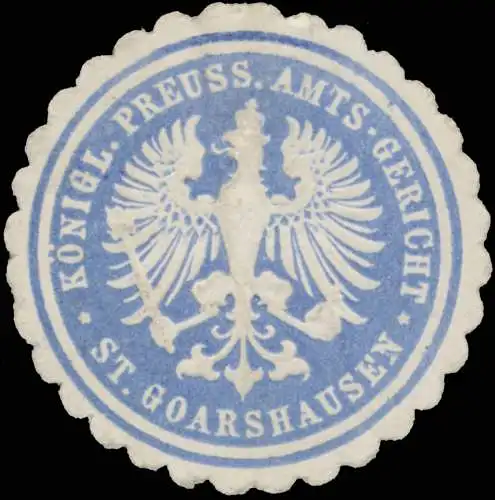 K.Pr. Amtsgericht St. Goarshausen