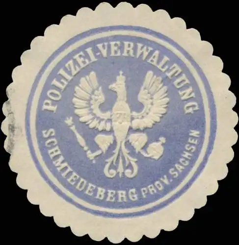 Polizei-Verwaltung Schmiedeberg (Provinz Sachsen)