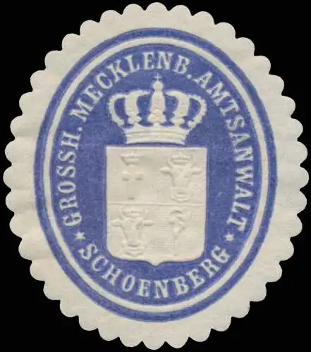 Gr. Mecklenburg. Amtsanwalt SchÃ¶nberg