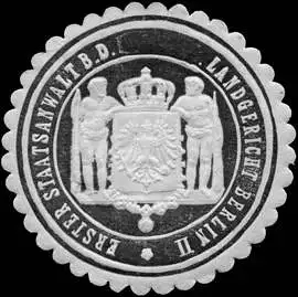 Erster Staatsanwalt bei dem Landgericht Berlin II