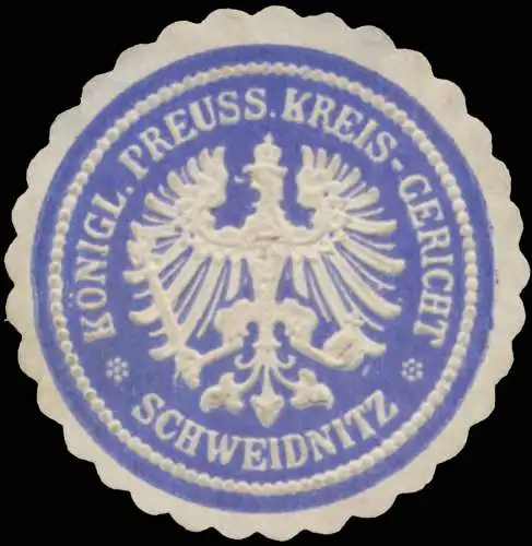 K.Pr. Kreisgericht Schweidnitz