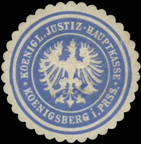 K. Justiz-Hauptkasse KÃ¶nigsberg in PreuÃen