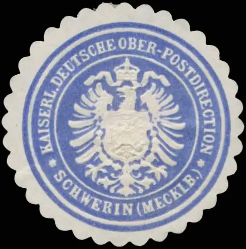 K. Deutsche Ober-Postdirection Schwerin