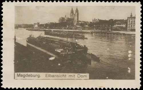 Elbansicht mit Dom