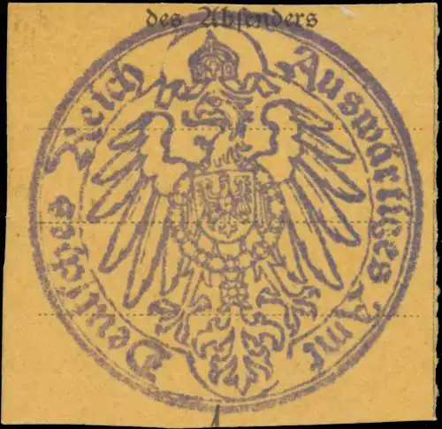 Deutsches Reich AuswÃ¤rtiges Amt