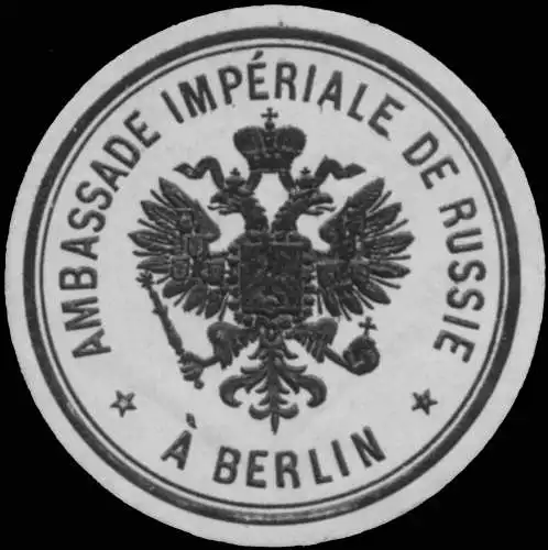 Ambassade Imperiale de Russie