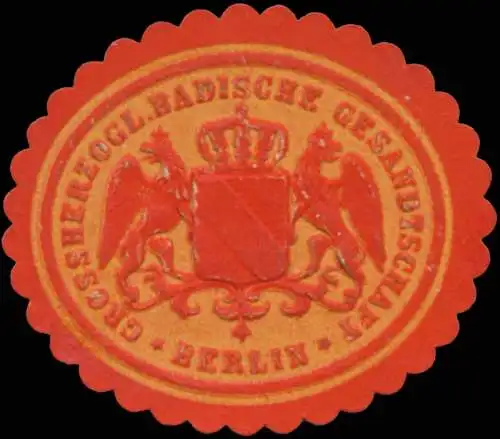 Grossherzgl. Badische Gesandtschaft Berlin