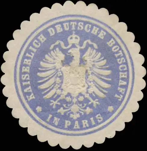 K. Deutsche Botschaft in Paris