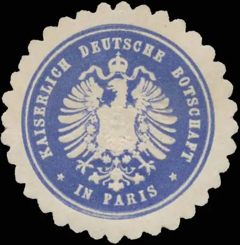 K. Deutsche Botschaft in Paris