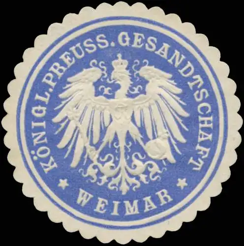 K.Pr. Gesandtschaft Weimar