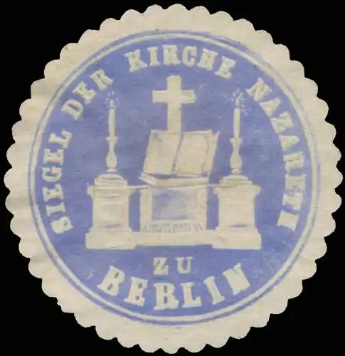 Siegel der Kirche Nazareth zu Berlin