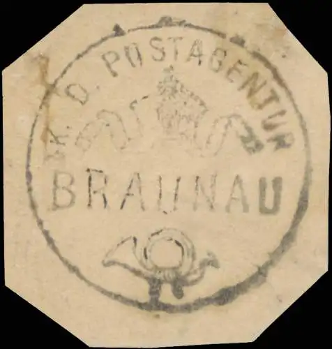 K. Deutsche Postagentur Braunau