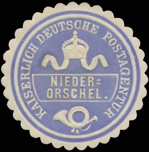 K. Deutsche Postagentur Niederorschel