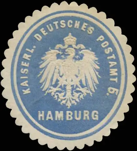 K. Deutsches Postamt 5 Hamburg