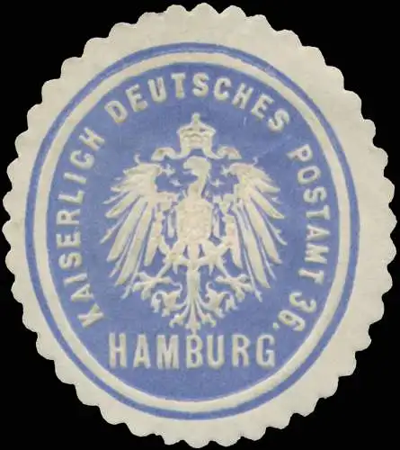 K. Deutsches Postamt 36 Hamburg