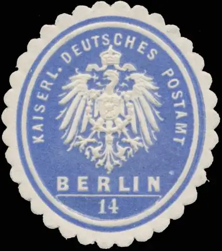 K. Deutsches Postamt 14 Berlin