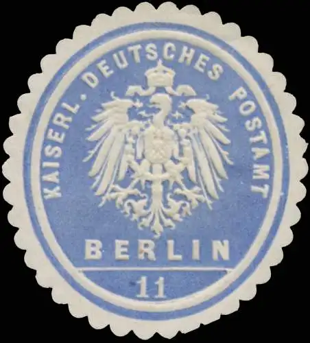 K. Deutsches Postamt 11 Berlin