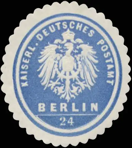 K. Deutsches Postamt 24 Berlin