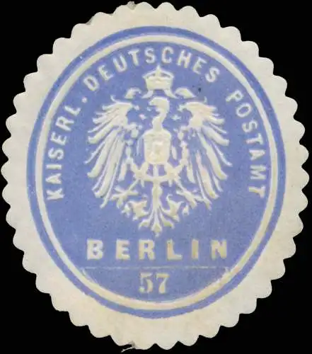 K. Deutsches Postamt 57 Berlin
