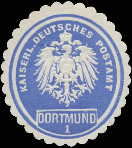 K. Deutsches Postamt 1 Dortmund
