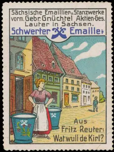 Aus Fritz Reuter: Wat wull de Kirl?